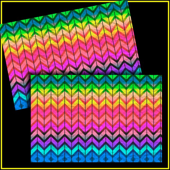 [Fun with Stripes] Pattern #7a Rainbow Decoupage Tissue Paper (Creator Uploaded)