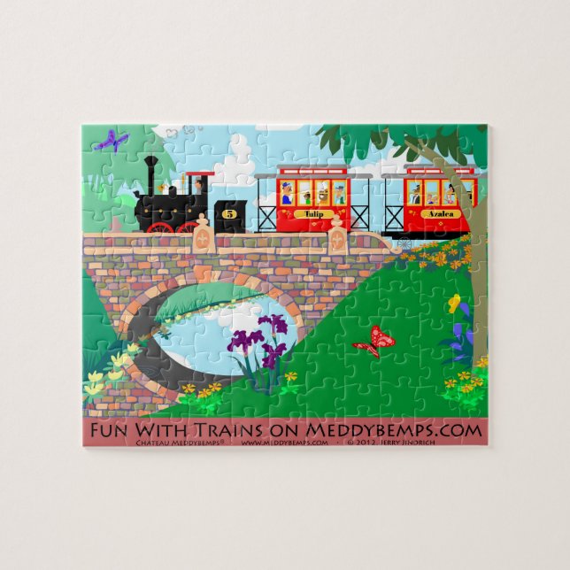 Fun With Trains Jigsaw Puzzle (Horizontal)