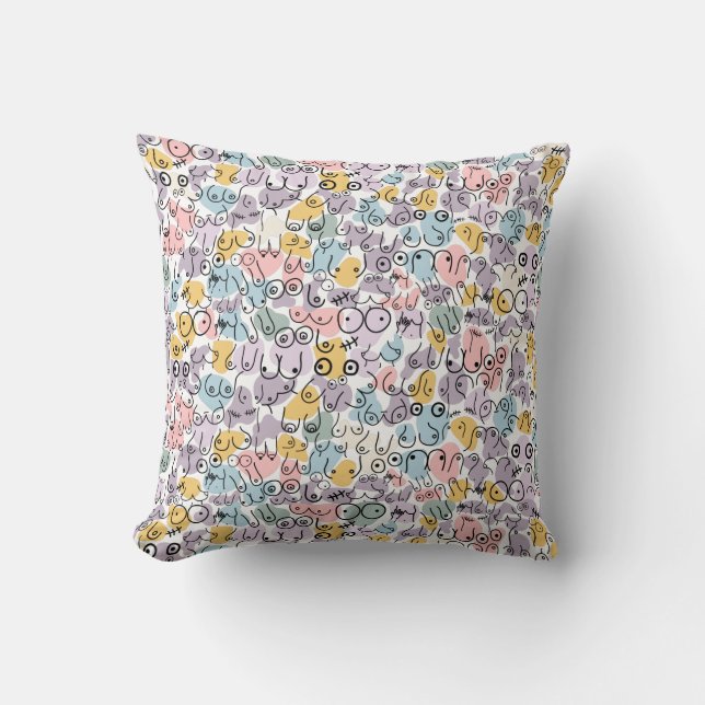 fun woman design cushion (Front)