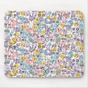 fun woman gift mouse mat