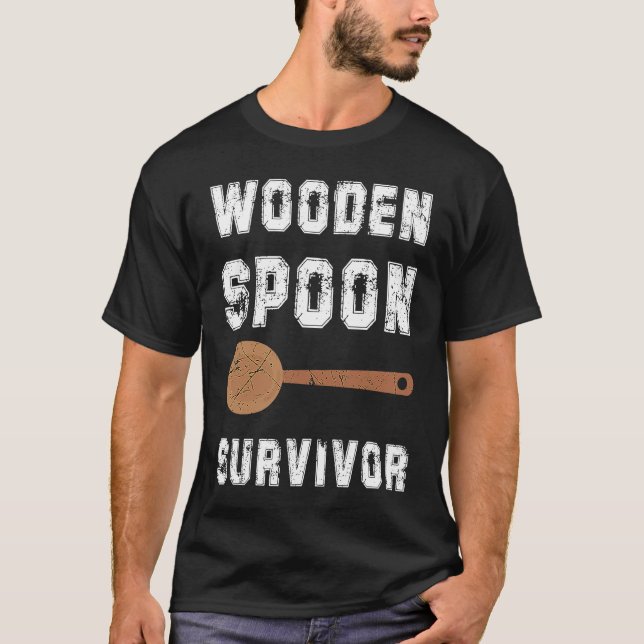 Fun Wooden Spoon Survivor Fantastic T-Shirt (Front)
