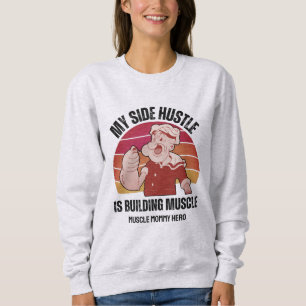 Fun Workout Body Building Fitness POPEYE Sweatshirt