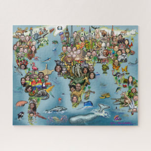 Fun World Map Jigsaw Puzzle