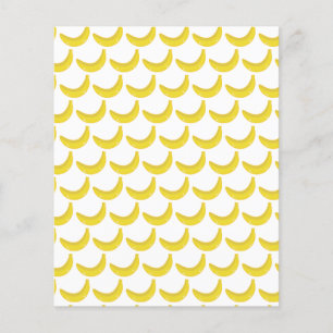 Fun Yellow Bananas Scrapbooking Paper