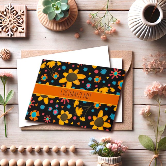 Fun, Yellow Daisy Custom Inspirivity Notecard (Creator Uploaded)