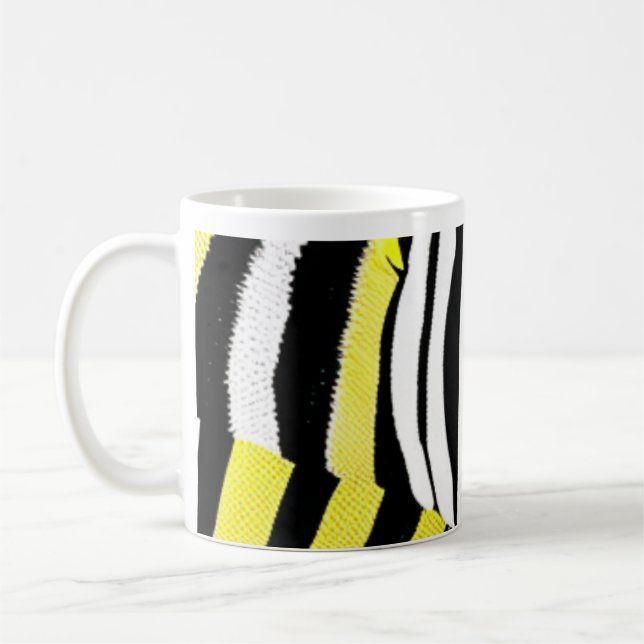 Fun Zebra Print Coffee Mug (Left)