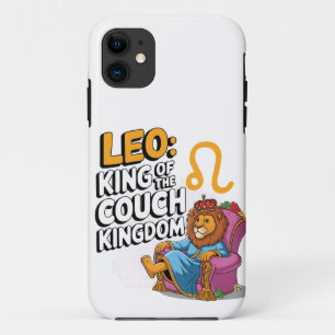 Fun Zodiac Leo design iPhone 11 Case
