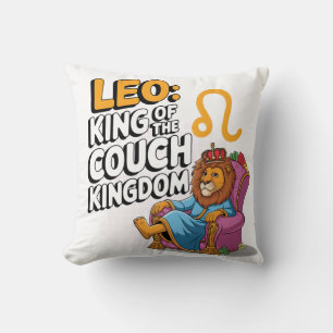 Fun Zodiac Leo design Cushion