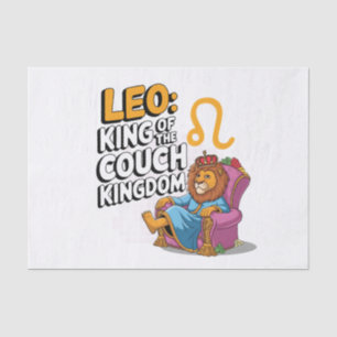 Fun Zodiac Leo design Tissue Paper