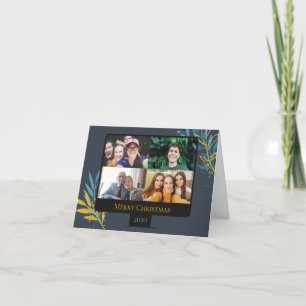 Fun Zoom Video Screen with Custom Photos Christmas Holiday Card