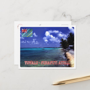 Funafuti Atoll Beach - Tuvalu - Postcard