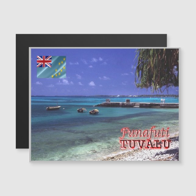 Funafuti - Tuvalu - Sea View - (Front/Back)