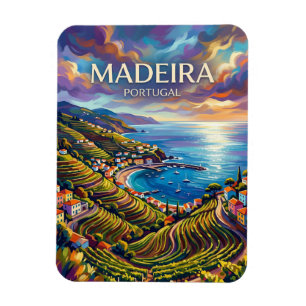 Funchal Bay Portugal Magnet