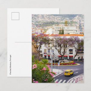 Funchal city centre, Madeira Postcard