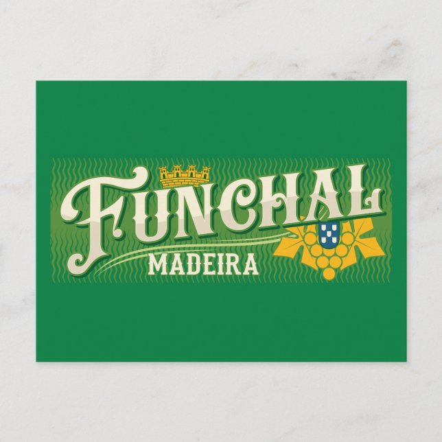 Funchal Madeira Postcard (Front)