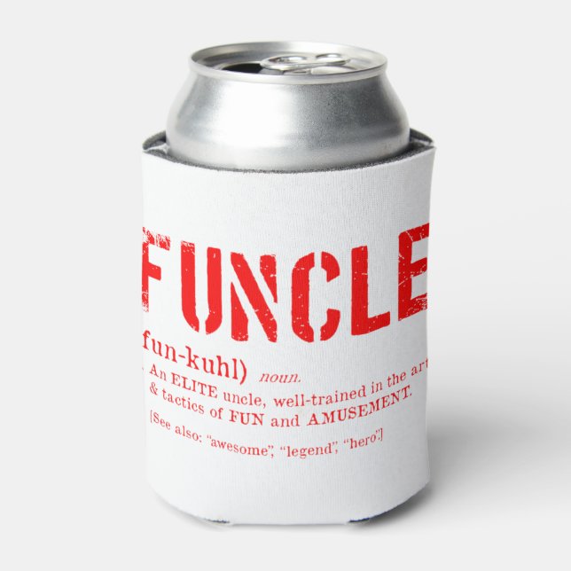 Funcle Definition Can Cooler (Can Front)