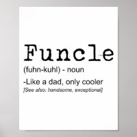 Funcle Definition Funny Joke Gift For Uncle_1
