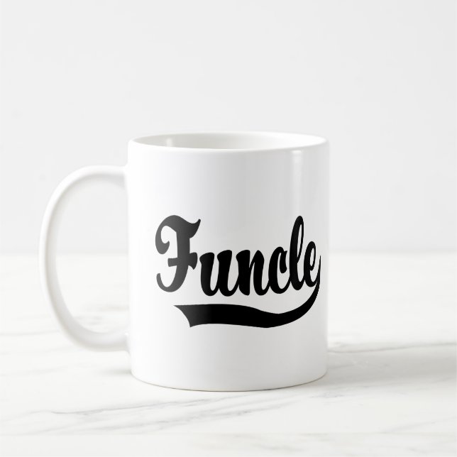 Funcle funny Uncle shirt Coffee Mug (Left)