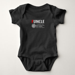 Funcle Like A Normal Uncle, Only Firefighter Baby Bodysuit