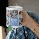 Funcle Photo Collage Definition Cute Modern Uncle Coffee Mug<br><div class="desc">Create your own photo collage coffee mug for a fun uncle- FUNCLE! Simply upload 9 of your favorite pictures and customize text.</div>