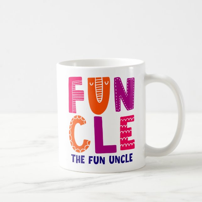 Funcle. The Fun Uncle. Coffee Mug (Right)