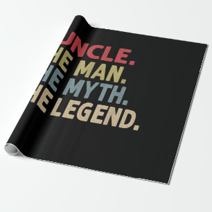 Funcle the Man the Myth the Legend Uncle Gifts Wrapping Paper