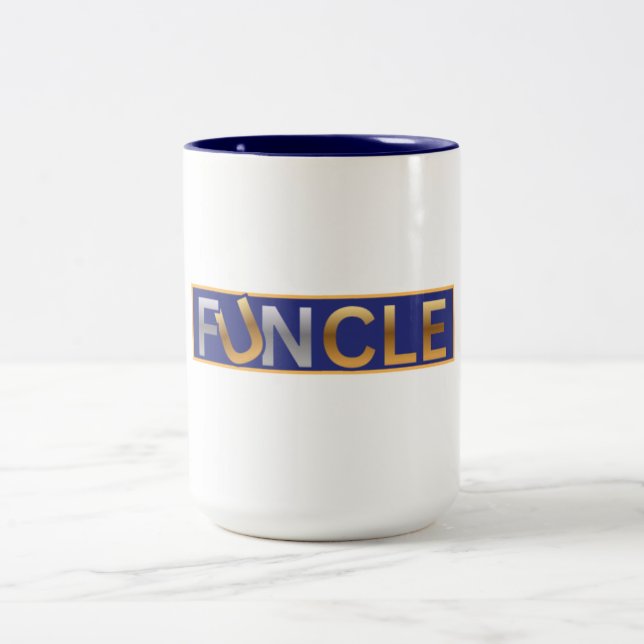 Funcle  Two-Tone coffee mug (Center)