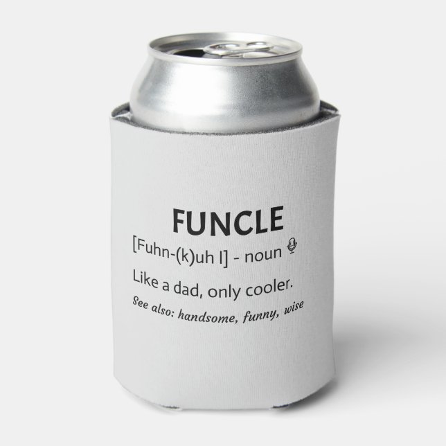 FUNCLE Uncle Gift Can Cooler (Can Front)