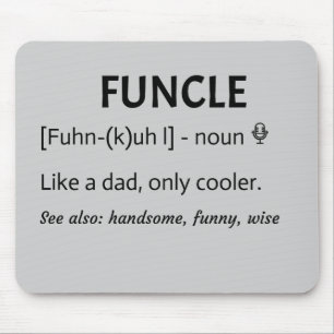 FUNCLE Uncle Gift Mouse Mat
