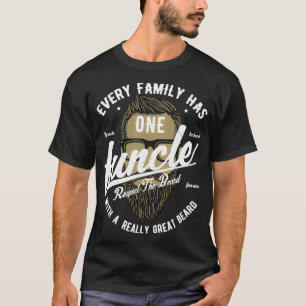 Funcle With A Great Beard The Fun Uncle T-Shirt