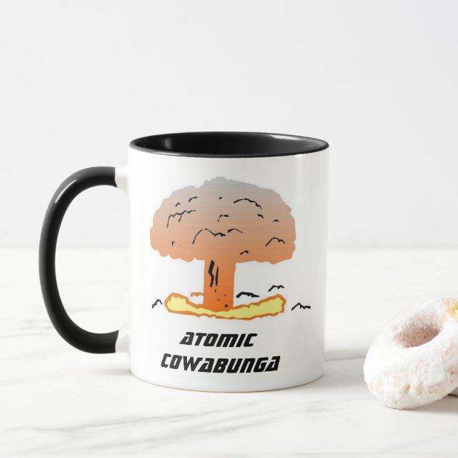 FUNCOW® Atomic Cowabunga Mug (With Donut)