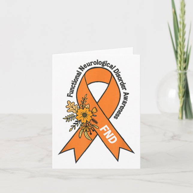Functional Neurological Disorder Awareness Fnd War Card (Front)