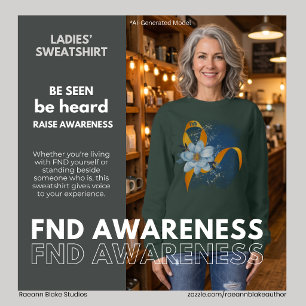 Functional Neurological Disorder Awareness Ladies Sweatshirt