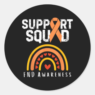 Functional Neurological Disorder Awareness Support Classic Round Sticker