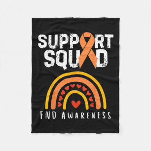 Functional Neurological Disorder Awareness Support Fleece Blanket