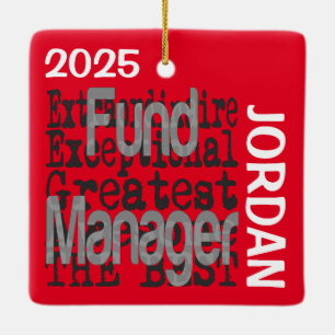 Fund Manager Extraordinaire CUSTOM Ceramic Ornament
