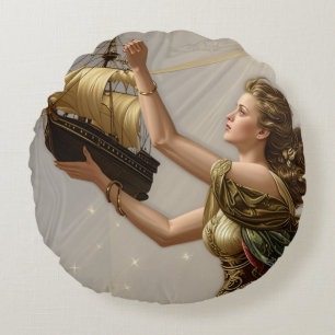 Funda para edredón"Full size bed Round Cushion