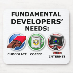 Fundamental developer needs mouse mat
