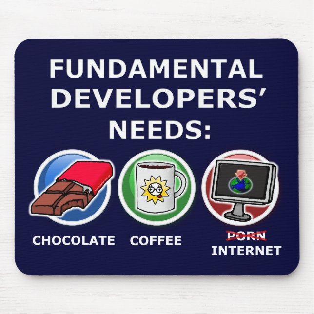 fundamental developer needs mouse mat (Front)