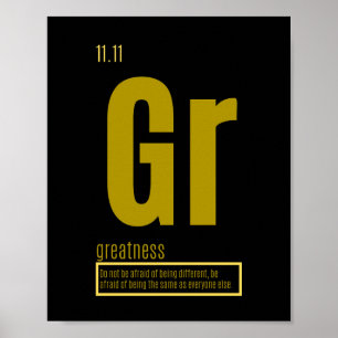 Fundamental Elements of Success   Greatness Poster