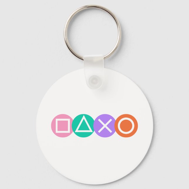 Fundamental Game Symbols Key Ring (Front)