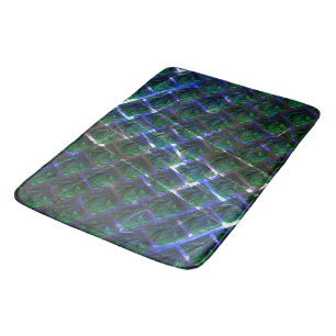 Fundo de imagem verde sob grade flutuando? bath mat