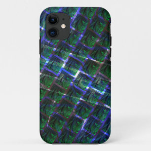 Fundo de imagem verde sob grade flutuando? iPhone 11 case