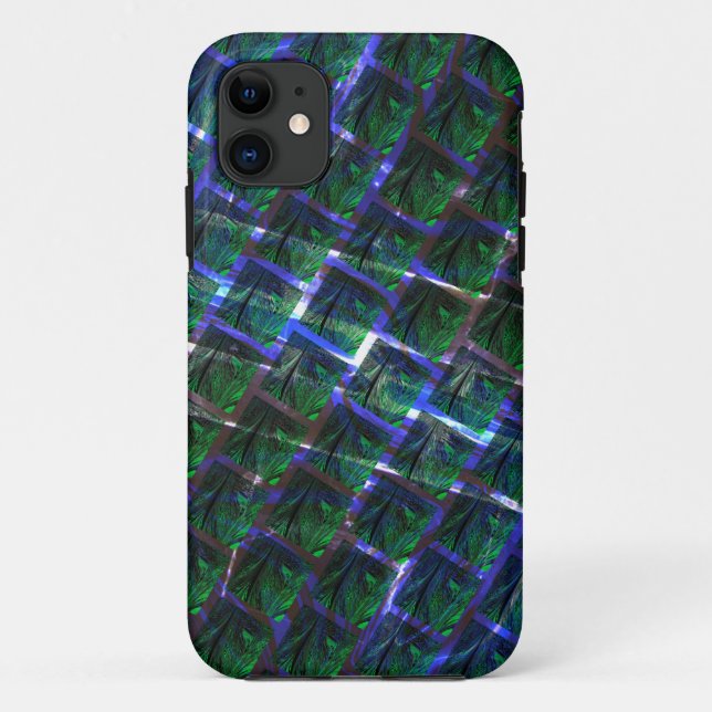 Fundo de imagem verde sob grade flutuando? Case-Mate iPhone case (Back)