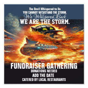 FUNDRAISER WE SHALL RISE PHOTO PRINT