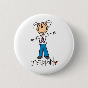 Fundraising I Support 6 Cm Round Badge