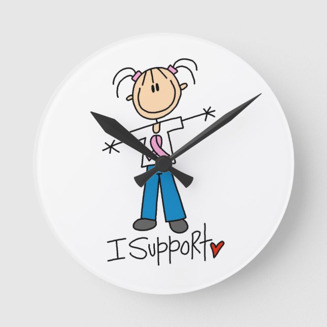 Fundraising I Support Round Clock (Front)