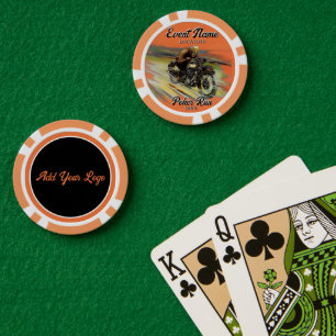 Fundraising Motorcycle Poker Run Vintage Customise Chips