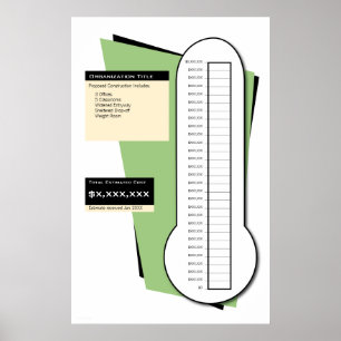 Fundraising Thermometer Poster