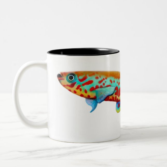Fundulopanchax Gardneri Killifish Mug (Left)